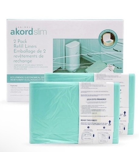 2 x Janibell Akord Slim 2er Pack Nachfülleinlagen Serie 280 Windelentsorgung für Erwachsene - Bild 4 von 5