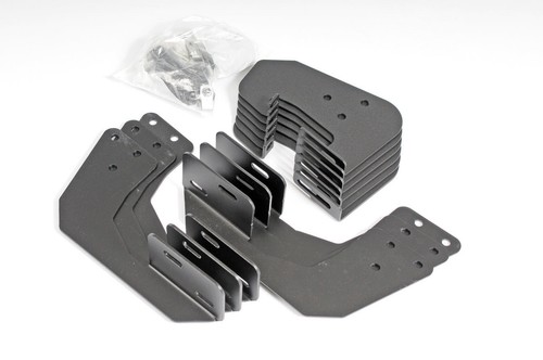 Dee Zee DZ 16315, Kit Black Steel Running Board Nxt Bracke T Kit Performance Par - Picture 2 of 9