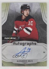 2021 Upper Deck Synergy Rookie Mystery Black Achievement Alexander Holtz Auto RC