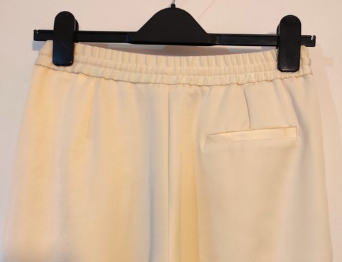 Zara Butter Yellow Wide Leg Trousers Size M Wide Leg Joggers - Picture 4 of 4