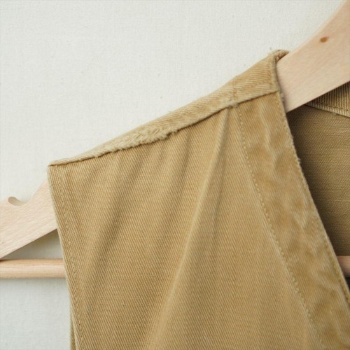 30s 40s Vintage Beige Twill Cotton Fishing Vest Workwear Outdoor Utility Used - Picture 8 of 10