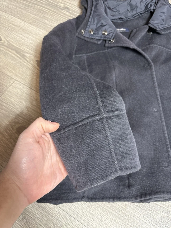 ‘S Max Mara Hand Made Jacket Lana Angora Wool Women’s Size US 6 - Image 2 of 4