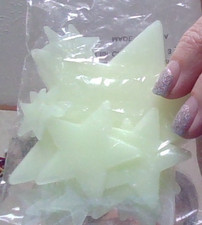Package of Glow in the Dark Stars NEW in unopened package