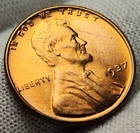1937 Lincoln Wheat Cent, Beautiful & Brilliant BU Cent, LC-37Pa