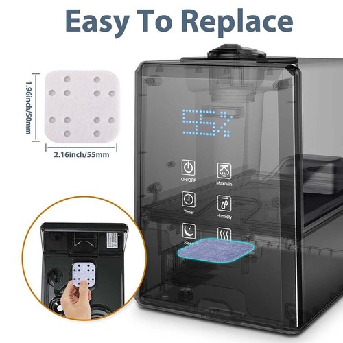 10er Pack Saugfähige Mineralpads Für Elechomes UC5501 /SH8820/SH8830, Luftbefeuc - Bild 16 von 18