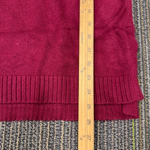 Suéter MALEC Tejido DRP Cuello Alto Rosa Fucsia XXL Grande Cuello Acanalado Puños Dobladillo - Imagen 6 de 6