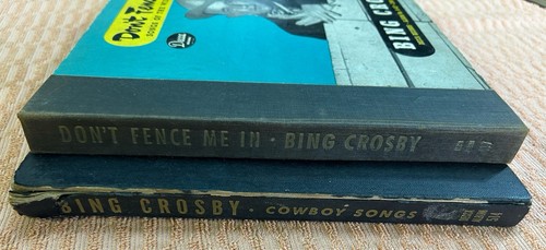 Bing Crosby Western Cowboy Songs Decca 78 Rpm Sets 4 10” Records 1 Empty - Picture 11 of 12