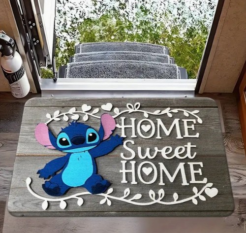 Doormat Welcome Design Stitch Vibrant Floral Home Entry Doors Bathroom Mat Rug L - Picture 67 of 72