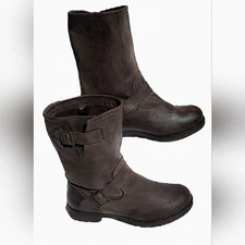 883 POLICE Brown Womens Moto Boots
