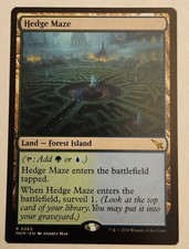 Hedge Maze MKM #262 Rare Land Regular NM+
