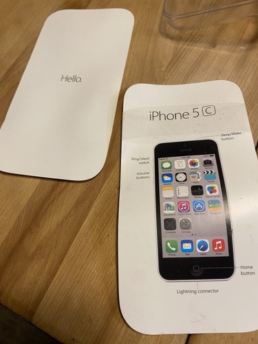 Original Apple iPhone 5C 16GB Box w/Decals No Phone or Accessories Included đ - Photo 6 sur 7