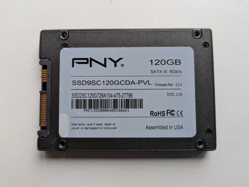 PNY PREVAIL 120GB SSD SSD9SC120GCDA-PVL - Picture 2 of 2