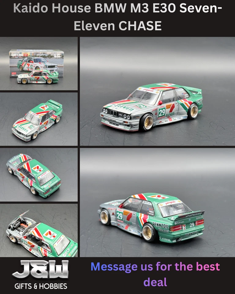 Kaido House x Mini GT BMW M3 Kaido Works Larry Chen V1 7-11 #217 1/64 CHASE - Image 1 of 1