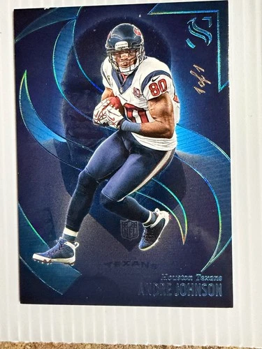 2025 Panini Silhouette Football Holo Platinum Andre Johnson #69