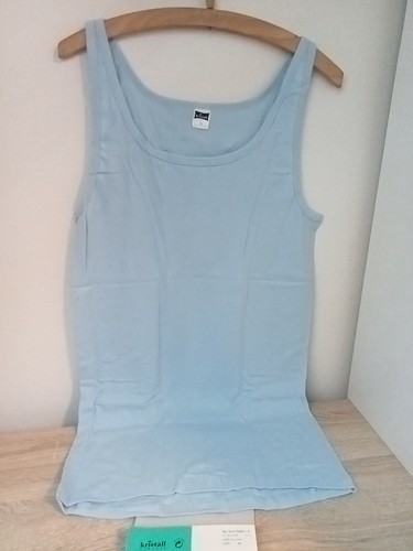Herren Unterwäsche Gr. 10 Unterhemd DDR Blau - Bild 1 von 4