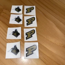 Purdue University BOILERMAKERS 8/pk NCAA Logo Scrapbook Stickers Sports Solution