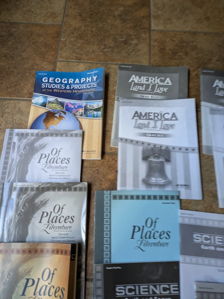 Abeka 8th Grade 8 Lot Of 21 Curriculum Set Beka Math Science Literature Algebra - Image 4 of 4