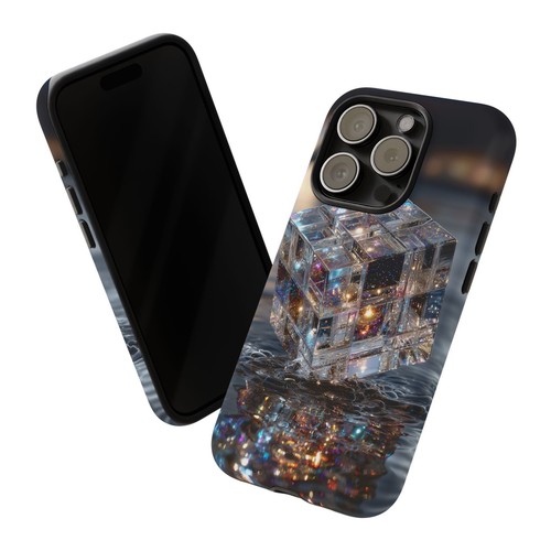Crystal Cube Matrix Reflection - Phone Cover Case for iPhone, Galaxy, Pixel - 第 44/261 張圖片