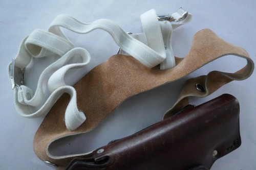 Leather Shoulder Holster Sig Sauer P225/6 - Picture 4 of 4