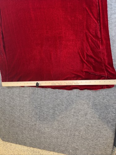 Eileen Fisher rubinrot Seide Samt Rundhalsausschnitt knielanges Kleid Gr. L NEU $ 348 - Bild 11 von 16
