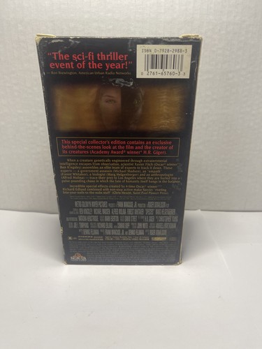 Species VHS 1995 Special Collector's Edition Natasha Henstridge Sci-Fi Thriller - Picture 6 of 6