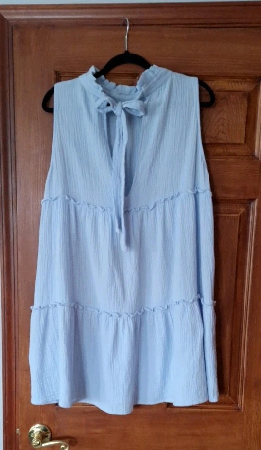 Vestido Tuckernuck Pomander Place Morgan Azul Claro XXL Foto 3 de 4