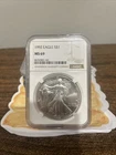 1992 1 oz Silver American Eagle (Brilliant Uncirculated) MS 69 NGC