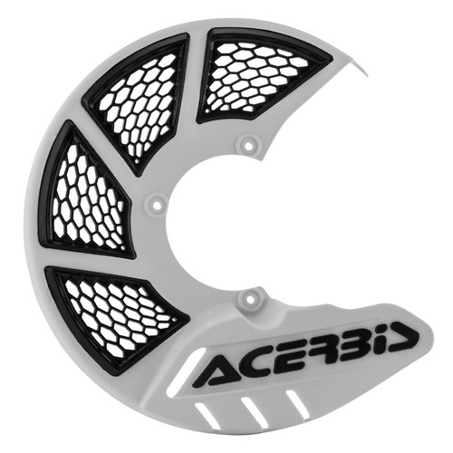 Acerbis X-Brake Vented Front Disc Cover Kit White/Black For SUZUKI RMZ 250 450 - Picture 2 of 3