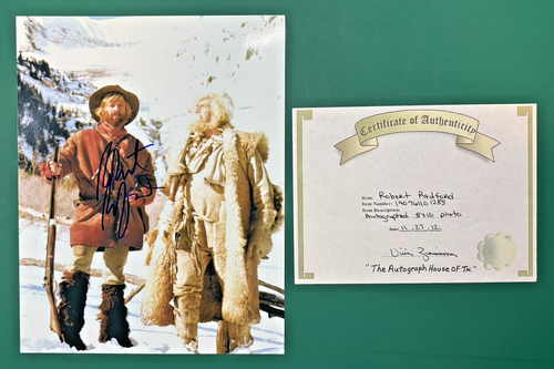 SIGNED CELEBRITY PHOTO: Robert Redford - Butch Cassidy - The Sting - COA - Picture 2 of 5