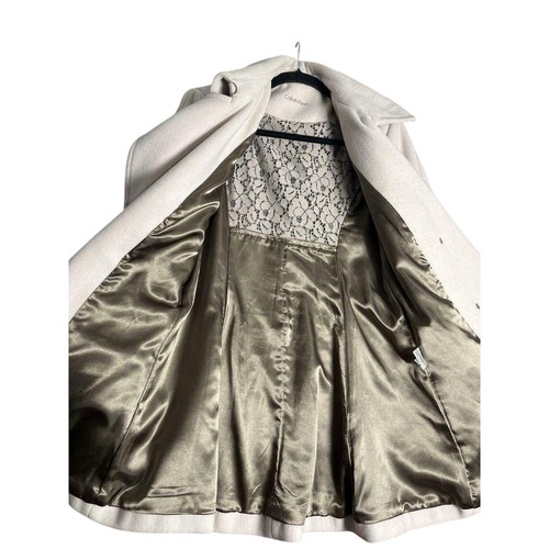 Calvin klein beige coat zipper - Picture 4 of 8