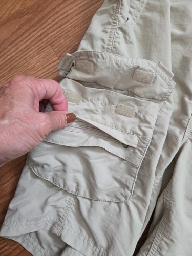 REI Cargo Shorts Damen Größe 4 creme Nylon Wandern Outdoor leicht Trail - Bild 5 von 13