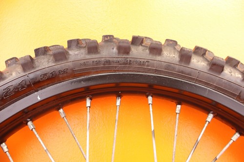 1995 - 2001 Honda Cr125r Cr250r Cr500r Front Wheel Rim Hub Tire - Picture 7 of 17