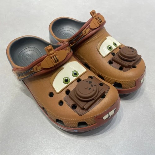 Crocs Disney Cars Mater Character Brown Boys Adults Classic Clogs - New - Picture 7 of 14