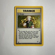 2000 Lt. Surge 017/132 Pokémon Gym Heroes Holo Rare