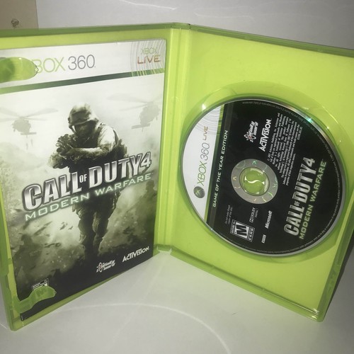 3X Game COD LOT CIB Xbox 360 Call Of Duty Black Ops 1 COD ghost , COD 4 ModerneW - Picture 2 of 10