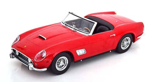 KK Maßstab 1:18 FERRARI 250 GT CALIFORNIA SPYDER EUROPE VERSION ROT 1960 Druckguss - Bild 1 von 8