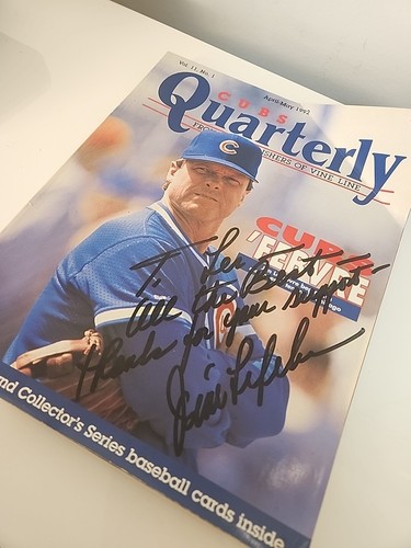 Chicago Cubs Quarterly Magazine April-May 1992 Vol 11 No 1 Jim Lefebvre Cover - Picture 3 of 17