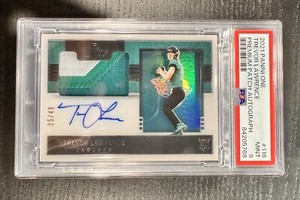 2021 Panini One Premium RPA /49 Trevor Lawrence #116 Rookie Patch Auto RC