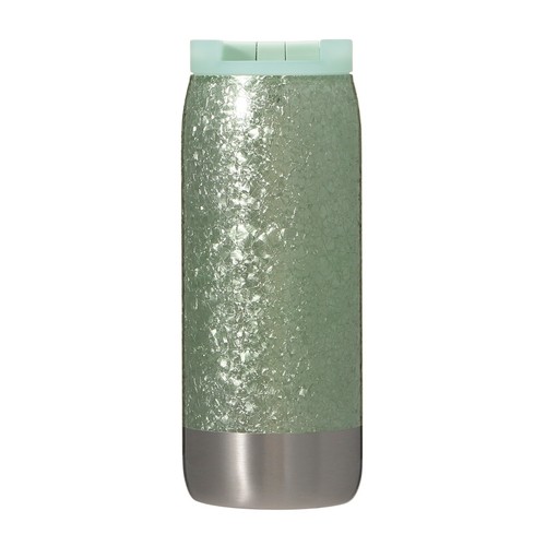 Starbucks 2025 CanShape Stainless Steel Bottle Crack Mint Green 12oz 355ml New - Picture 3 of 8