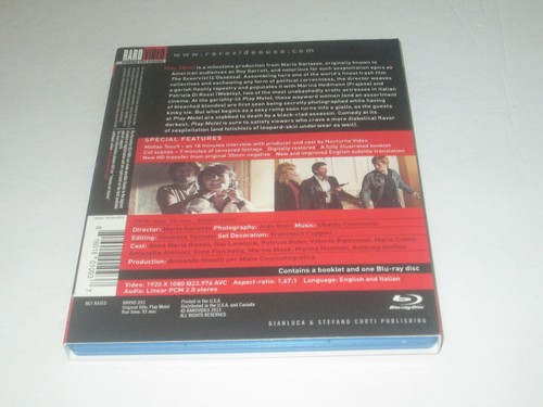 Play Motel Blu-ray with Limited OOP Slipcover Euro Crime Sleaze Raro Video - Imagen 3 de 4