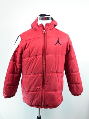 jordan puffer jacket red