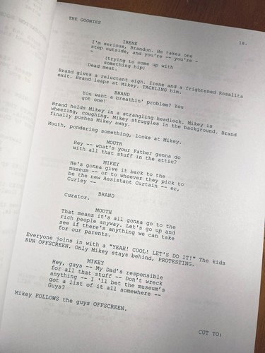 The Goonies Script Cast-Signed- Autograph Reprints- Sent From Astoria!  136 Pgs - Picture 7 of 10