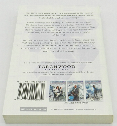 Torchwood: First Born by James Goss (2011 First Edition Paperback) - Picture 3 of 3