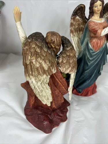 1999 Grandeur Noel Porcelain Angels Set, Collector’s Edition Christmas, Pre-own - Picture 9 of 13