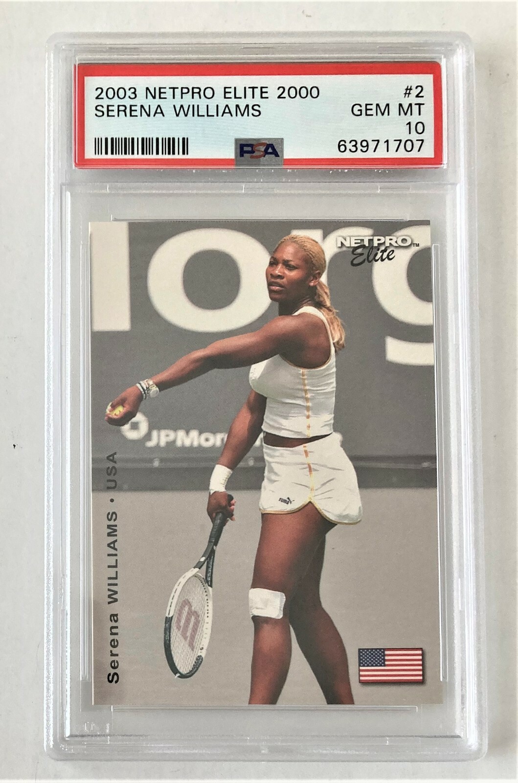 2003 NETPRO ELITE 2000 SERENA WILLIAMS #2 RC PSA 10 VERY RARE
