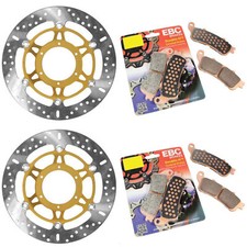 EBC Front X Disc & HH Sintered Pad Brake Kit Fits Yamaha XJ600N 2002