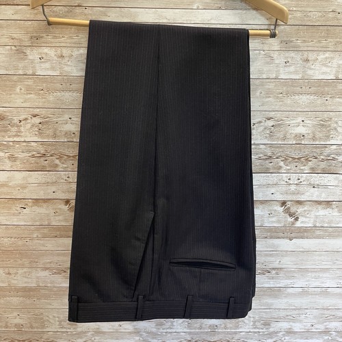 Tuta uomo vintage Christian Brooks Arnolds Dickson TN NERO gessato cappotto pantaloni - Foto 8 di 16