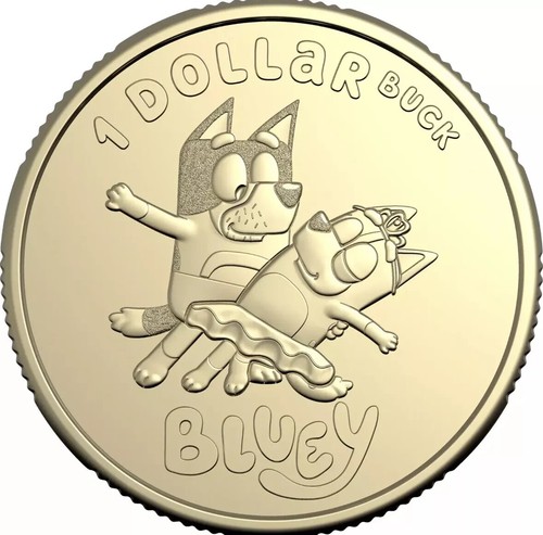 XMAS BLUEY $1 DOLLAR BUCKS + 2024 Set with Limited Edition COLOURED COIN Folder - Picture 11 of 16