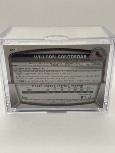 2023 Topps Bowman Complete 100 Card Base Set Rookies/Veterans In Ultra Pro Box - Picture 7 of 8