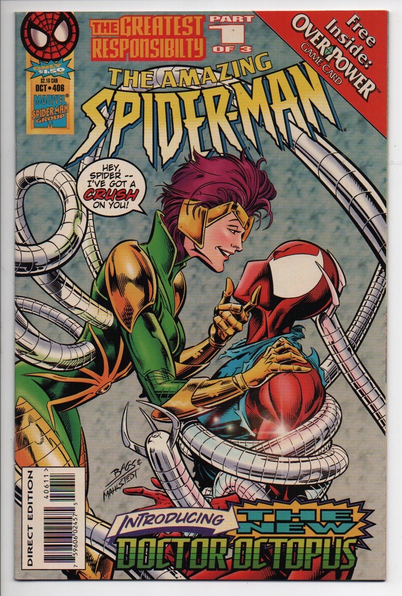 The Amazing Spider-Man 406 Marvel Comic Book 1995 1st Lady